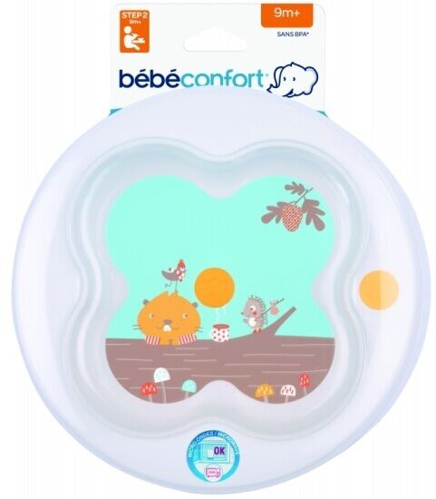 Герметичная тарелка Bebe Confort Bebe Confort Woodcamp с крышкой в форме клевера