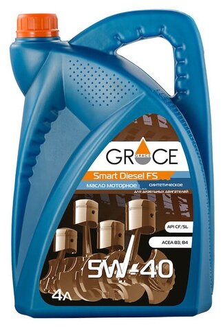 Масло Дизельное Smart Diesel Fs 5W40 Синт.4л Grace GRACE арт. 4603728811901