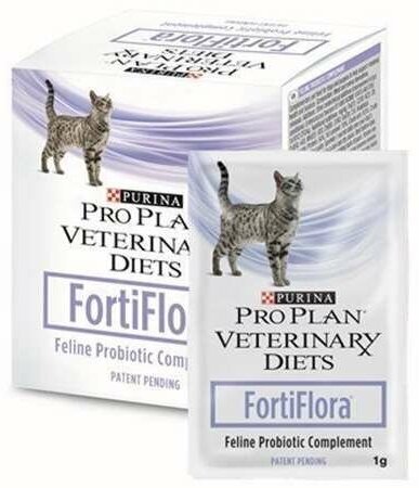 Пребиотическая добавка Purina Pro Plan Veterinary diets Forti Flora для кошек и котят, 1гр*30шт. Purina ProPlan - фото №14