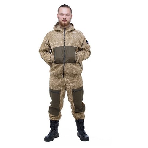 фото Летний камуфляжный костюм тайган "пилот-3" твил, песочный пиксель, размер 48