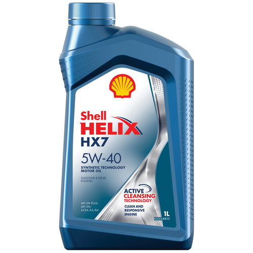 Моторное масло Shell Helix HX7 5W-40 4л