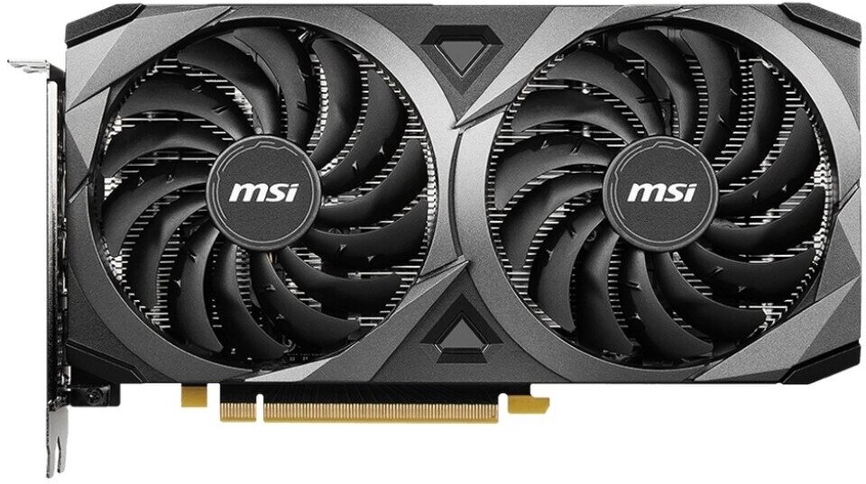 MicroStar Видеокарта Видеокарта MSI PCI-E 4.0 RTX 3060 VENTUS 2X 8G OC NVIDIA GeForce RTX 3060 8192Mb 128 GDDR6 1807/15000 HDMIx1 DPx3 HDCP Ret