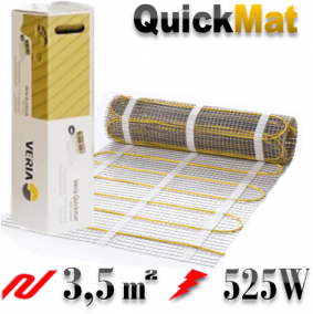 Двухжильный мат 150 Вт/м2 Veria Quickmat 150 525 Вт 0,5 х 7 3,5 - фотография № 2