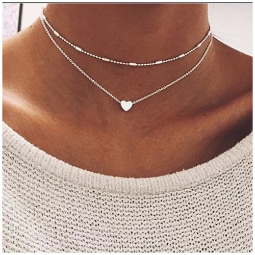 фото Колье подвеска сердечко gh