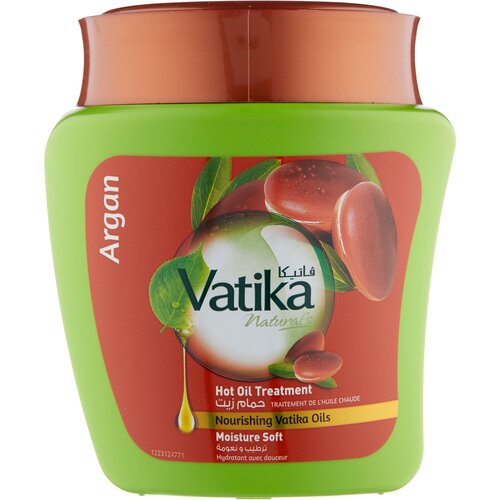 Dabur Vatika Маска для волос с маслом арганы Увлажнение и мягкость, 500 мл