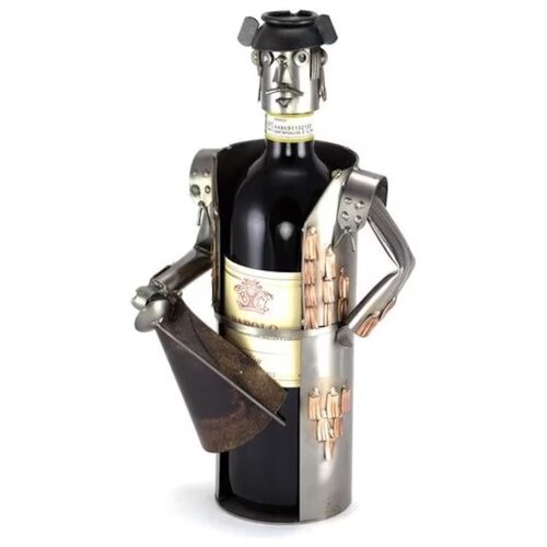 Оригинальная металлическая подставка - держатель для бутылки Тореро