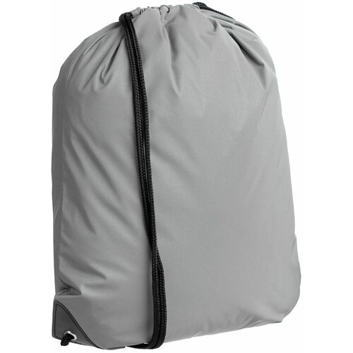 фото Рюкзак-мешок manifest из светоотражающей ткани, серый, 34x41 см, полиэстер 35%; хлопок 65% molti