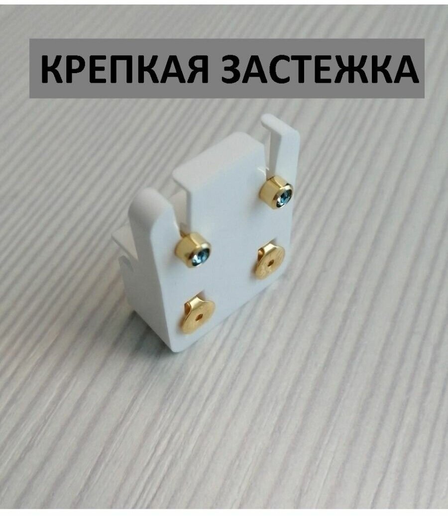 Серьги , циркон, фианит