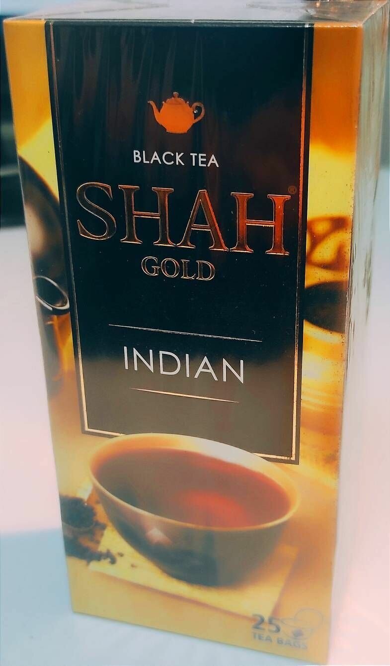 Чай Шах Gold Индийский 2г х 25 пакетиков с ярл. - фотография № 9