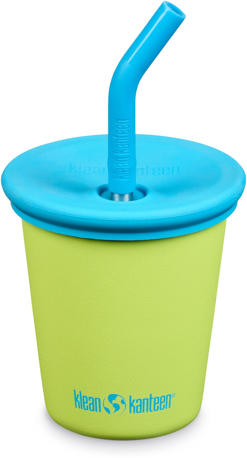 Детский стакан одностенный Klean Kanteen Kid Cup Straw Lid 10oz (296 мл) Juicy Pear с трубочкой