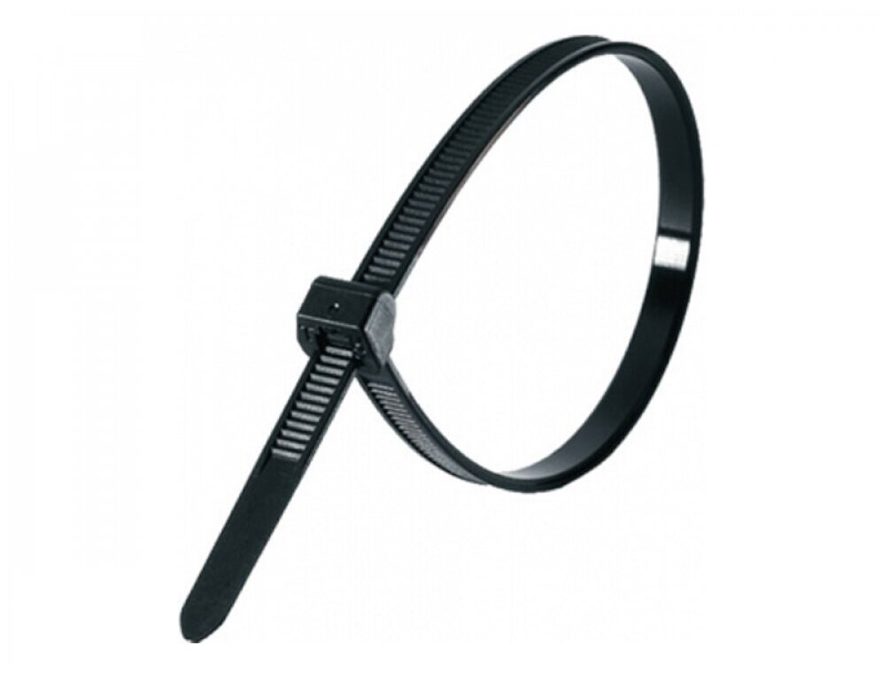 фото Хомут нейлоновый Smartbuy 2,5х200, черный (SBE-CT-25-200-b)