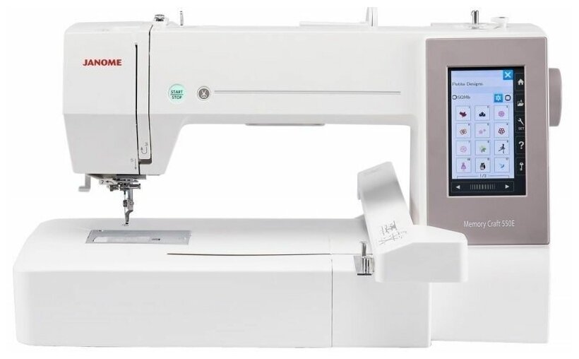 Вышивальная машина Janome Memory Craft 550E белый