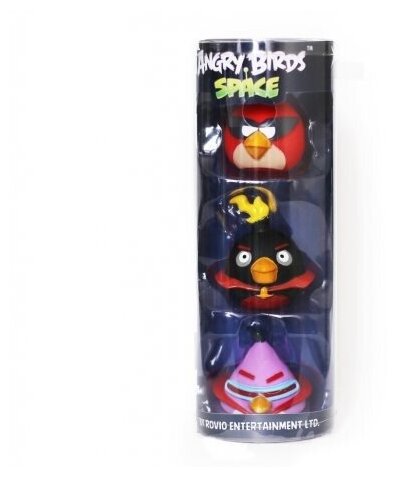 Angry Birds Набор игрушек для ванной 3 шт