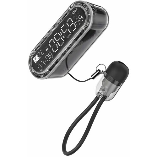 Портативный пауэрбанк- часы-брелок SHARGEEK СAPSULE GRAVITY CG01-B чёрный 486200₽