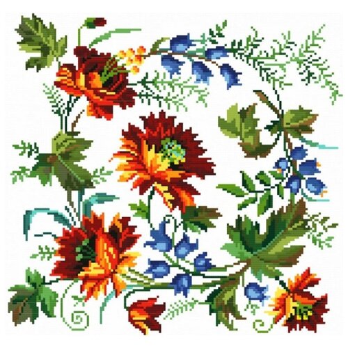 фото Набор вальс цветов вышивка крестом 37х38 белоснежка 6034-14