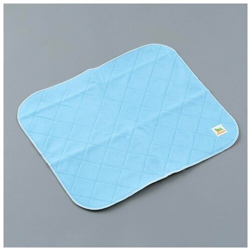 Пелёнка для животных многоразовая впитывающая 70 х 90 см голубой 2320₽