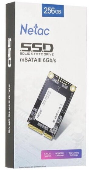 Накопитель SSD Netac mSATA N5M 256Gb 3D NAND NT01N5M-256G-M3X