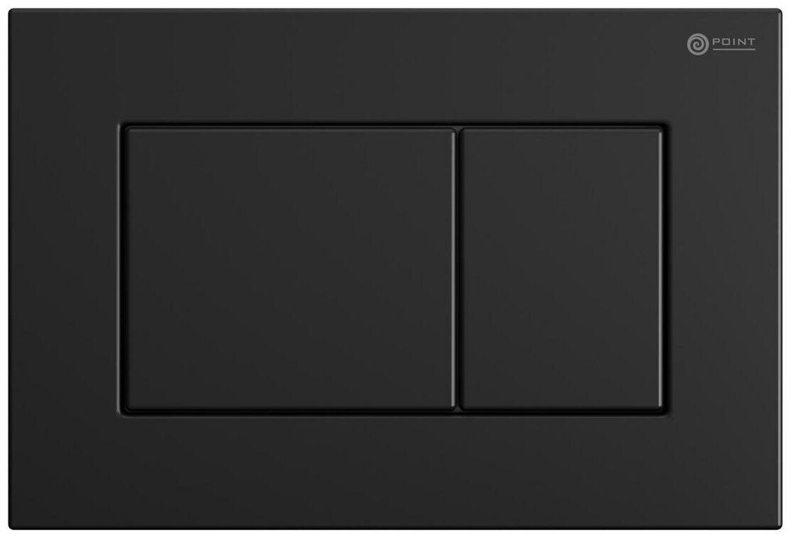 Клавиша смыва для инсталляции Point Ника Pn44081bm черный матовый .