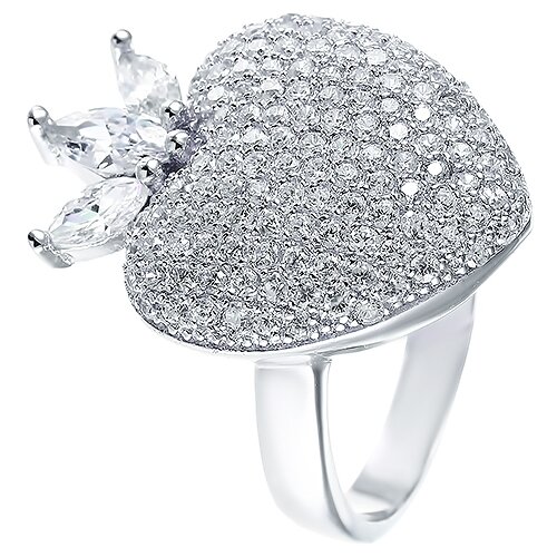 фото Element47 кольцо из серебра 925 пробы с кубическим цирконием car2581_ko_001_wg, размер 16.25