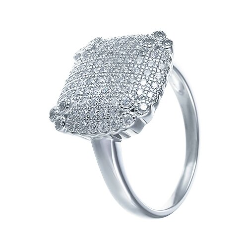 фото Element47 кольцо из серебра 925 пробы с кубическим цирконием fnr00138w_001_wg, размер 17.75