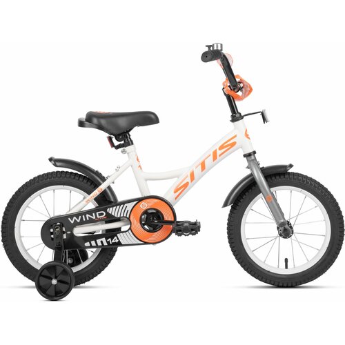 фото Велосипед sitis wind 14" (2023) white-orange