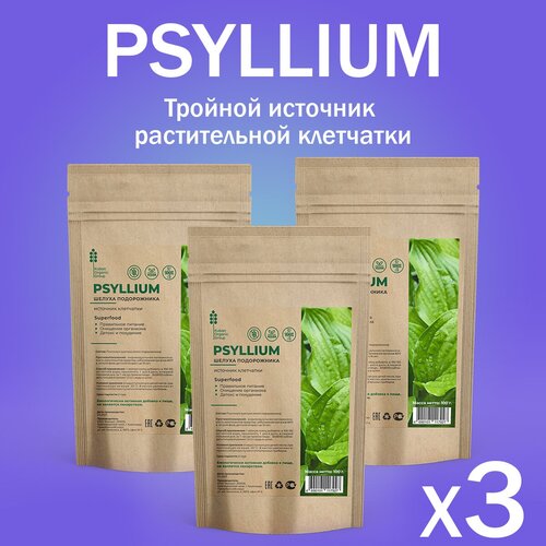 PSYLLIUM superfood в порошке, 3 шт