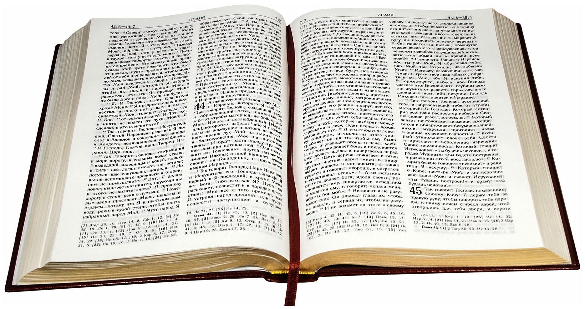 Библия. Книги Священного Писания Ветхого и Нового Завета (золотой обрез) - фото №6
