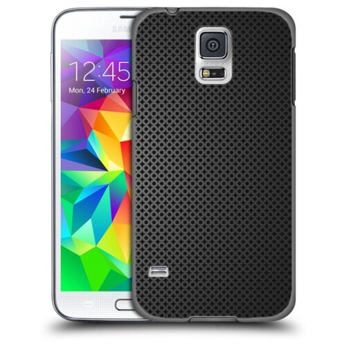 фото Дизайнерский пластиковый чехол для samsung galaxy s5 duos металл 100gadgets