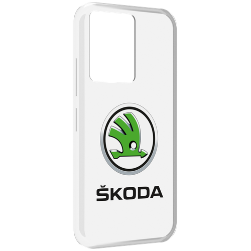 Чехол MyPads skoda-шкода-4 мужской для Infinix Note 12 5G X671 / Note 12 Pro 5G задняя-панель-накладка-бампер
