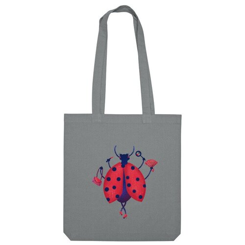 фото Сумка шоппер us basic, серый