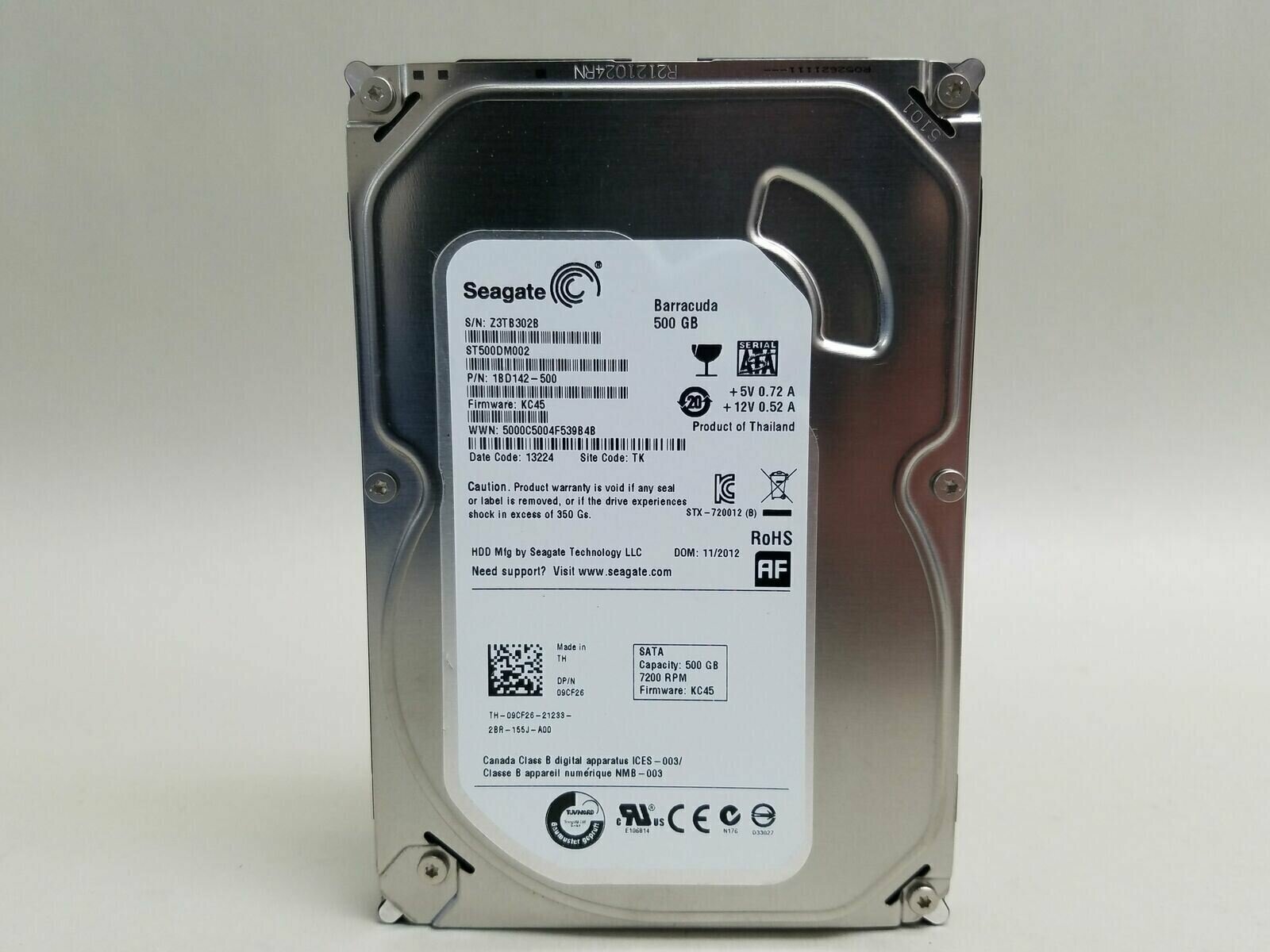 Внутренний жесткий диск Seagate ST500DM002 Barracuda 500 Гб