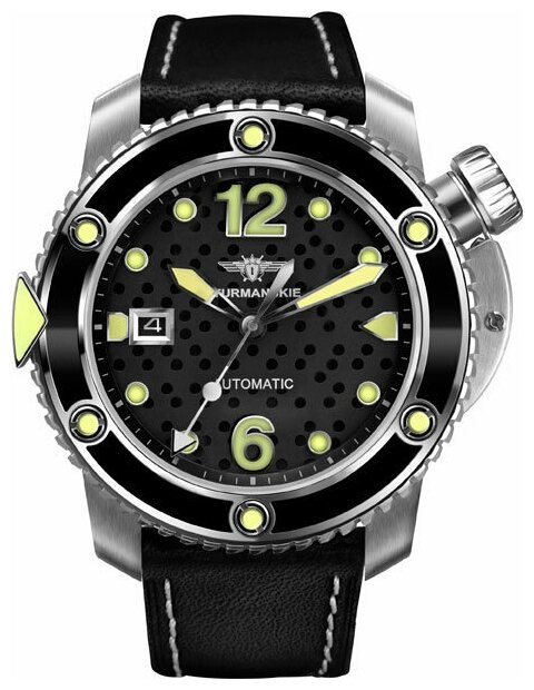 Наручные часы Штурманские NH35-1825893, серебряный, черный