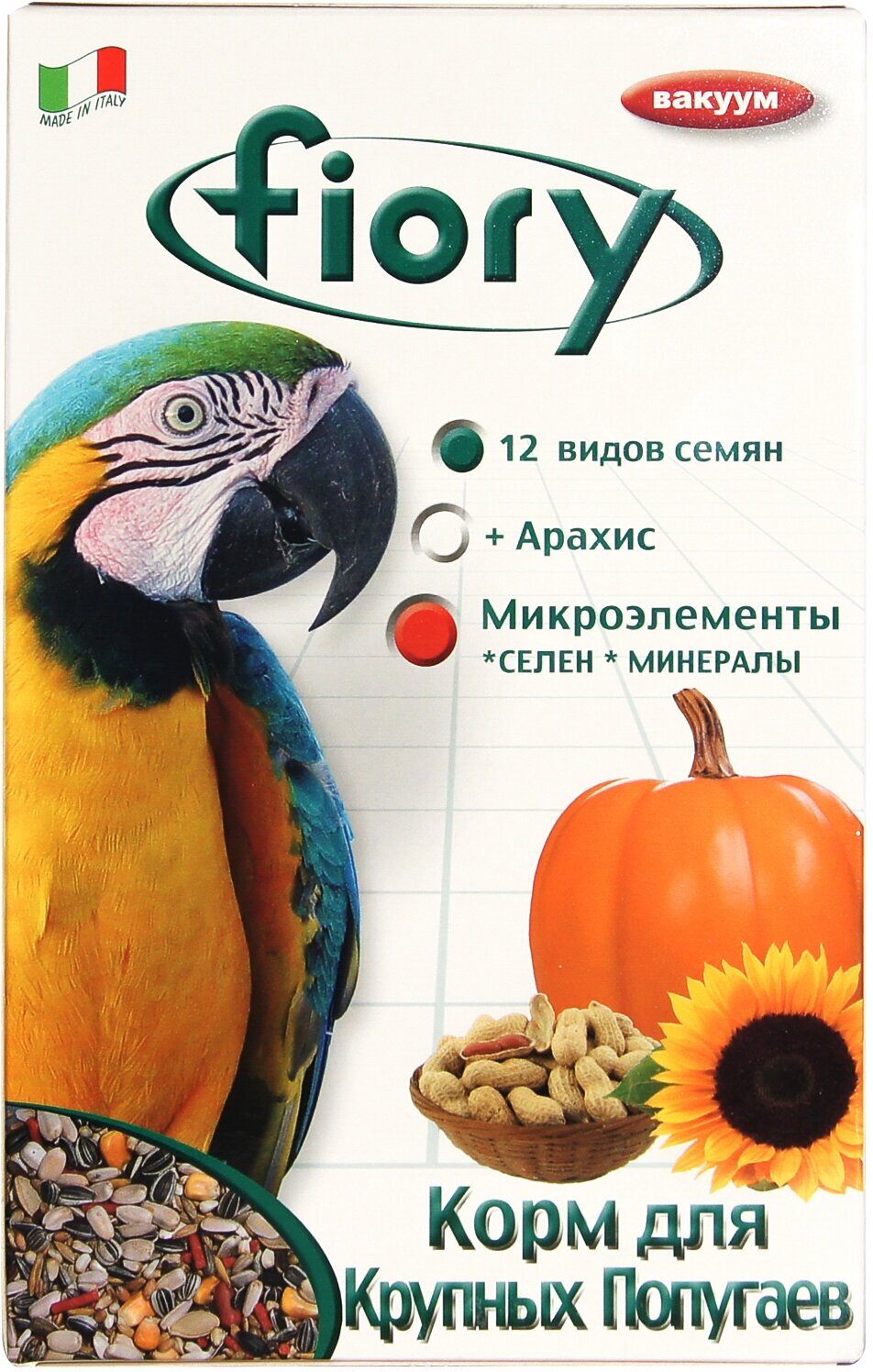 FIORY 700гр Parrots смесь для крупных попугаев