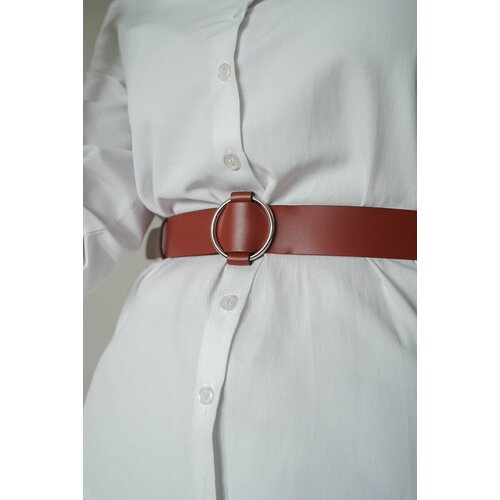 фото Ремень rada leather, размер xs, коричневый