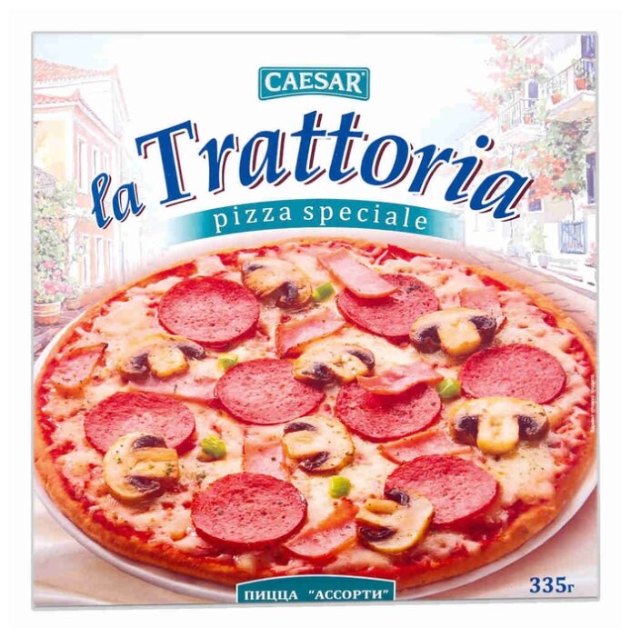 La Trattoria Пицца Ассорти замороженная 335 г