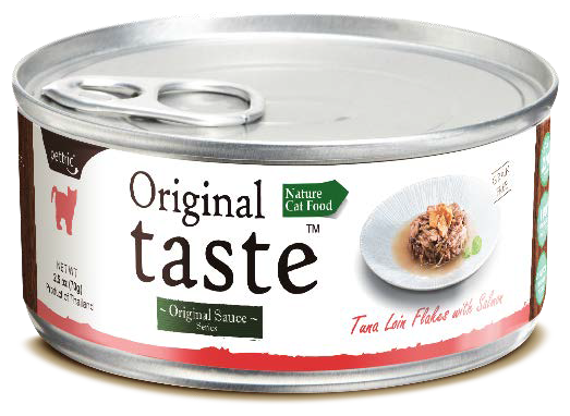 PETTRIC ORIGINAL TASTE ADULT CAT GRAIN FREE TUNA & SALMON беззерновые для взрослых кошек с тунцом и лососем в соусе (70 гр х 24 шт)