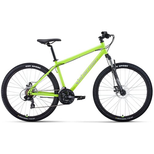 фото Горный велосипед sporting 27.5 2.0 d, рост 17", 27.5", 8 скоростей, ярко-зеленый/серебристый forward