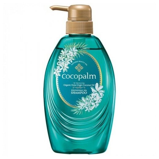 Спа-шампунь для оздоровления волос и кожи головы Cocopalm Цветы Полинезии, 480 мл