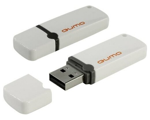 Флешка Qumo Optiva OFD-02 QM64GUD-OP2-White 64 Гб Glacier White