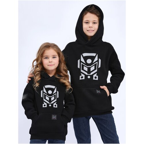 фото Худи детский белка стрелка и компания 152 кофта толстовка роскосмос космомерч