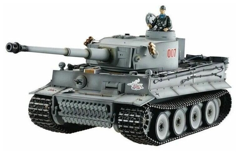 P/У танк Taigen 1/16 Tiger 1 (Германия, ранняя версия) дым V3 2.4G RTR