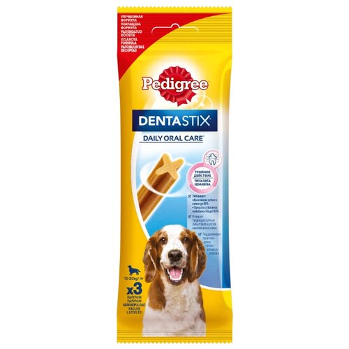фото Лакомство для собак Pedigree Denta Stix для средних пород, 3 шт. в уп.
