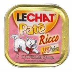 Корм для кошек LeChat Pate Ricco с кусочками Тунца (0.1 кг) 1 шт. - изображение