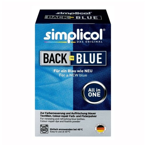 SIMPLICOL BACK TO BLUE Краска для восстановления цвета синей одежды 400 гр.