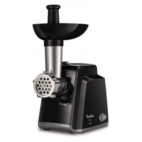Мясорубка MOULINEX ME105830 1400 Вт 17 кгмин реверс 3 насадки чёрная 841000₽