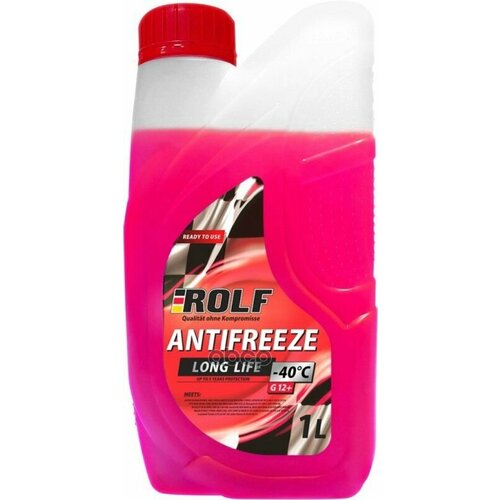 Антифриз G12+ Rolf Antifreeze Готовый 1Л -40°С Красный ROLF арт. 70011