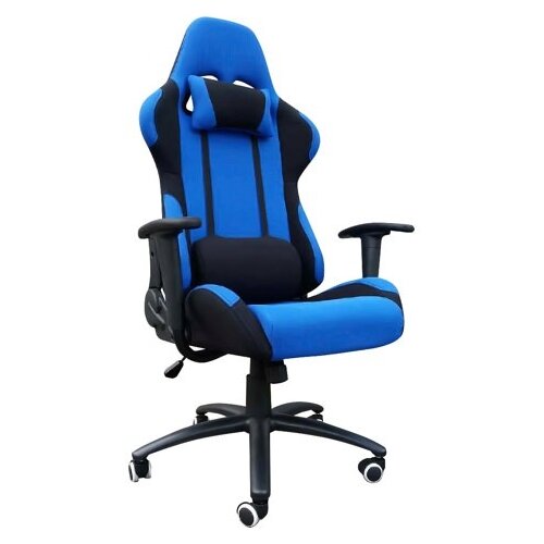 Кресло компьютерное игровое Gamer Blue ткань синий