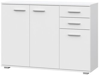 Комод НК-мебель Fun КД-3 (71336952), 16 мм, 103,4х74х34 см, белый