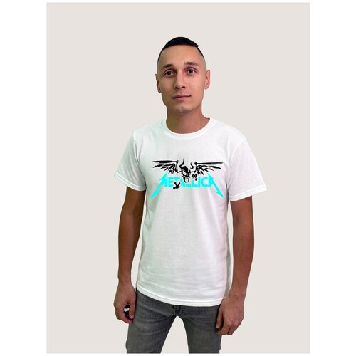 фото Футболка, размер l, белый будь на стиле