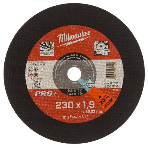 Отрезной диск PRO+ (230х22.2х1.9 мм) Milwaukee 4932451490
